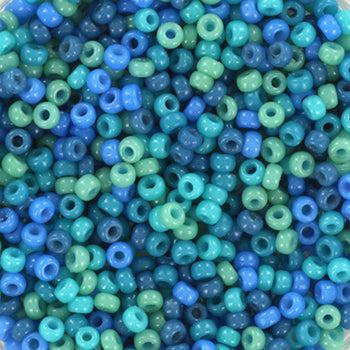 Miyuki rocailles 11/0 (2mm) Mix turquoise blue - 5 gram-Kralen-Kraaltjes van Renate