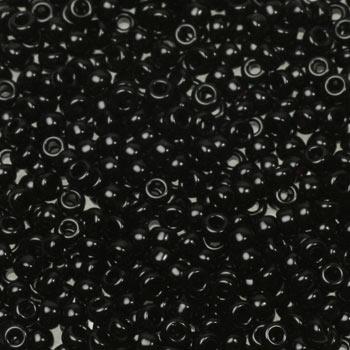 Miyuki rocailles 11/0 (2mm) Opaque black - 5 gram-Kraaltjes van Renate