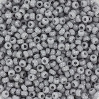 Miyuki rocailles 11/0 (2mm) Opaque gray - 5 gram-Kraaltjes van Renate