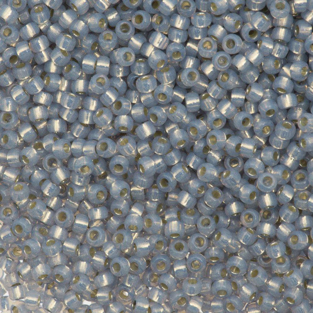 Miyuki rocailles 11/0 Silverlined dyed blue grey 11-576-Kralen-Kraaltjes van Renate