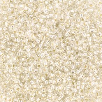 Miyuki rocailles 15-1 Silverlined crystal 15/0 (1mm) - 5 gram-Kralen-Kraaltjes van Renate