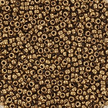 Miyuki rocailles 15-457 Metallic dark bronze 15/0 (1mm) - 5 gram-Kralen-Kraaltjes van Renate