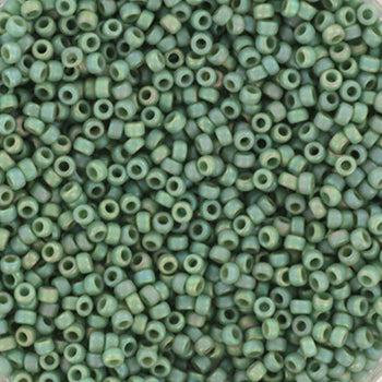 Miyuki rocailles 15-4701 Opaque glazed frosted rainbow celadon 15/0 (1mm) - 5 gram-Kralen-Kraaltjes van Renate
