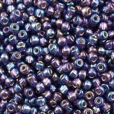 Miyuki rocailles 6/0 (4mm) Silverlined amethyst AB 6-1024-Kralen-Kraaltjes van Renate