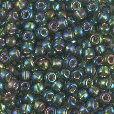 Miyuki rocailles 6/0 (4mm) Silverlined AB olive 6-1026-Kralen-Kraaltjes van Renate