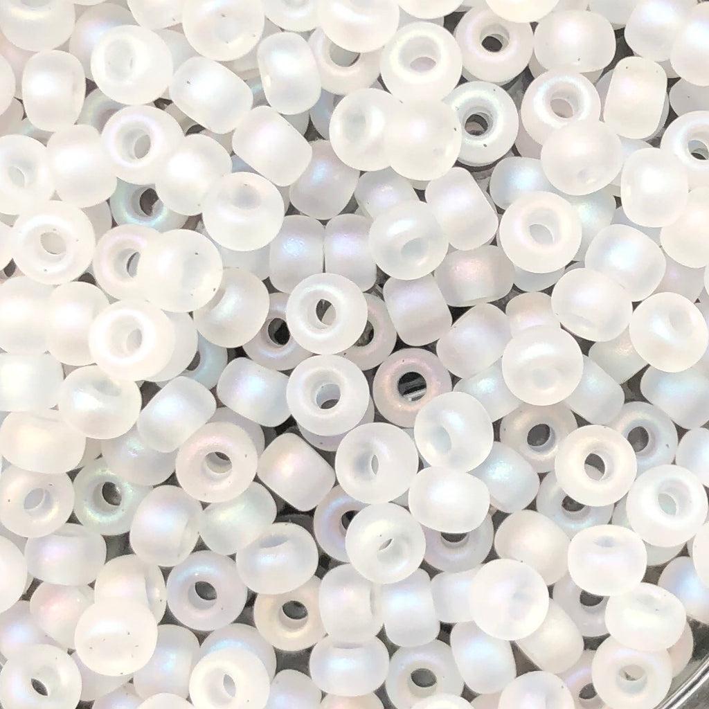 Miyuki rocailles 6/0 (4mm) Transparant matte ab crystal 6-131FR-Kralen-Kraaltjes van Renate