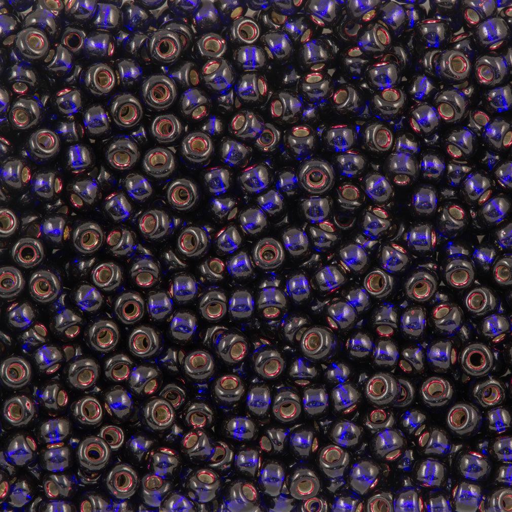 Miyuki rocailles 6/0 (4mm) Dyed silverlined dark purple 6-1426-Kralen-Kraaltjes van Renate