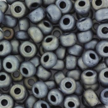 Miyuki rocailles 6/0 (4mm) Metallic matte silver gray 6-2002-Kralen-Kraaltjes van Renate