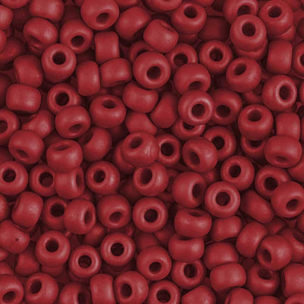 Miyuki rocailles 6-2040 matte dark maroon 6/0 (4mm) - 5 gram-Kralen-Kraaltjes van Renate