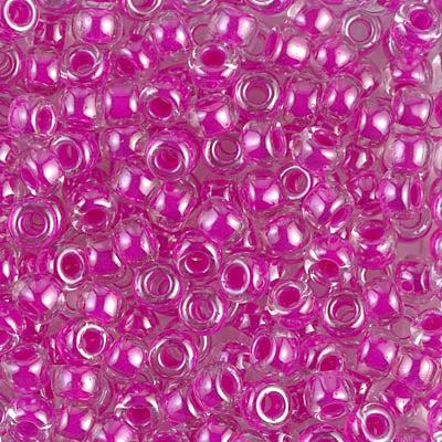 Miyuki rocailles 6-209 Fuchsia lined crystal 6/0 (4mm) - 5 gram-Kralen-Kraaltjes van Renate