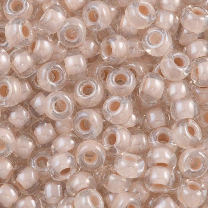 Miyuki rocailles 6/0 (4mm) Blush lined crystal 6-215-Kralen-Kraaltjes van Renate