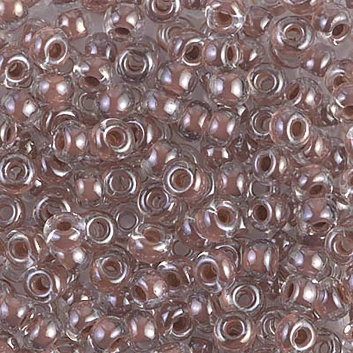 Miyuki rocailles 6-224 cocoa lined crystal 6/0 (4mm) - 5 gram-Kralen-Kraaltjes van Renate