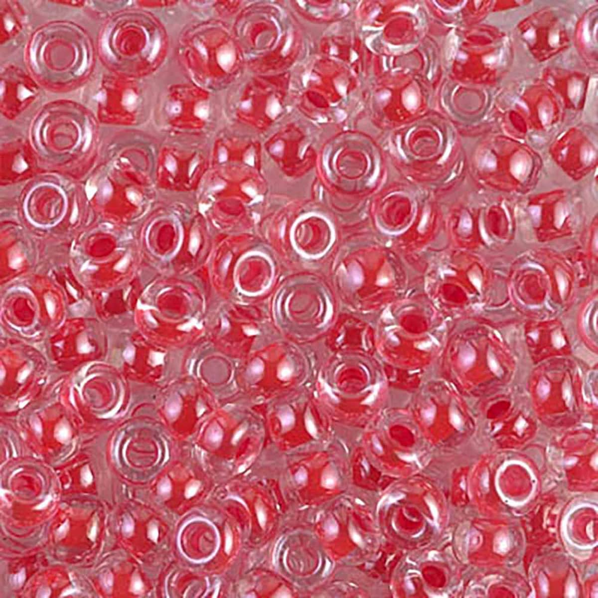 Miyuki rocailles 6-226 Coral Lined Crystal 6/0 (4mm) - 5 gram-Kralen-Kraaltjes van Renate