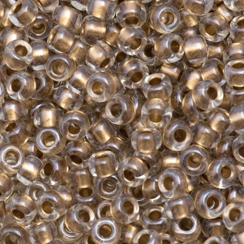 Miyuki rocailles 6/0 (4mm) Metallic goldlined crystal 6-234-Kralen-Kraaltjes van Renate