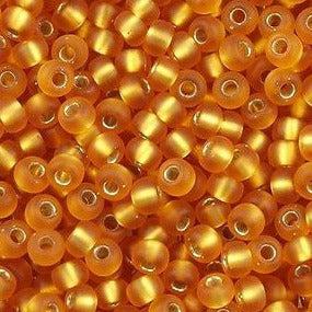 Miyuki rocailles 6/0 (4mm) Matte silverlined topaz 6-2422F-Kralen-Kraaltjes van Renate