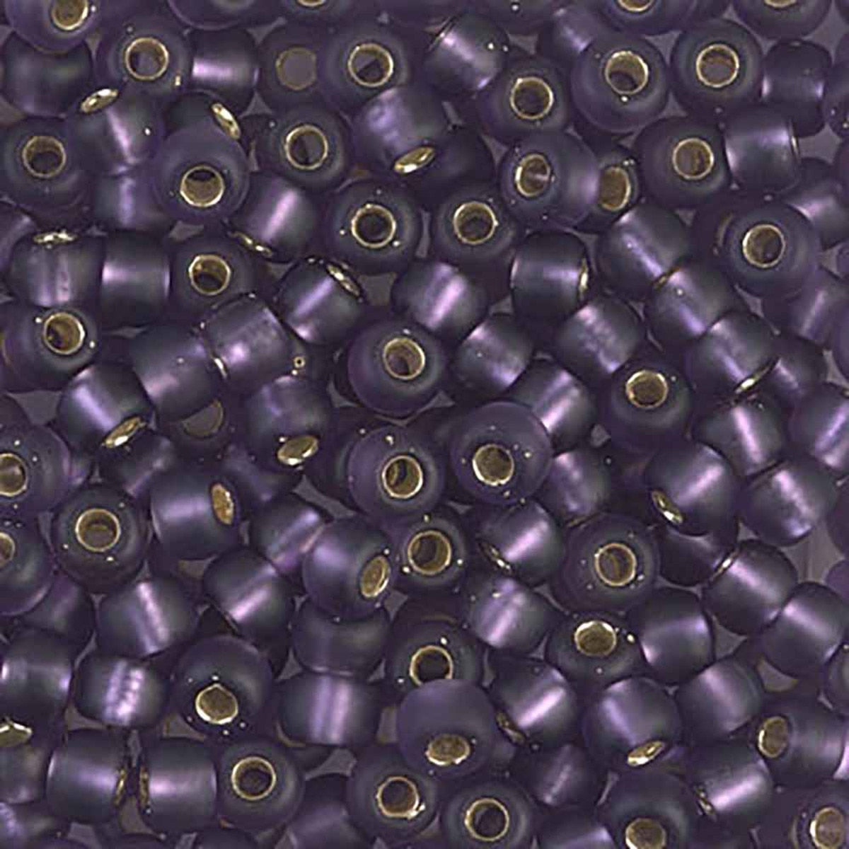 Miyuki rocailles 6-24F amethyst matt silverlined 6/0 (4mm) - 5 gram-Kralen-Kraaltjes van Renate