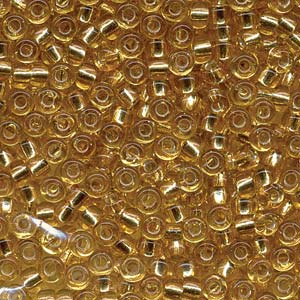 Miyuki rocailles 6/0 (4mm) Silverlined gold 6-3-Kralen-Kraaltjes van Renate