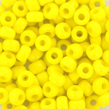 Miyuki rocailles 6/0 (4mm) Opaque yellow 6-404-Kraaltjes van Renate