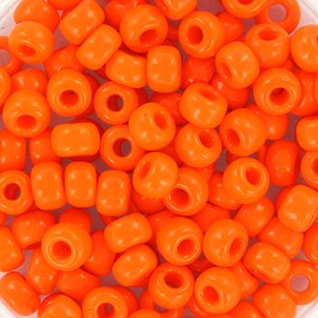 Miyuki rocailles 6/0 (4mm) Opaque orange 6-406-Kraaltjes van Renate