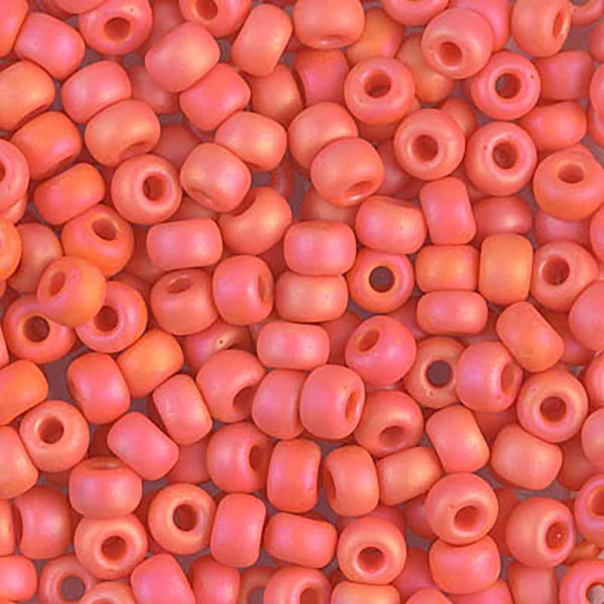 Miyuki rocailles 6-406FR Opaque matt orange 6/0 (4mm) - 5 gram-Kralen-Kraaltjes van Renate