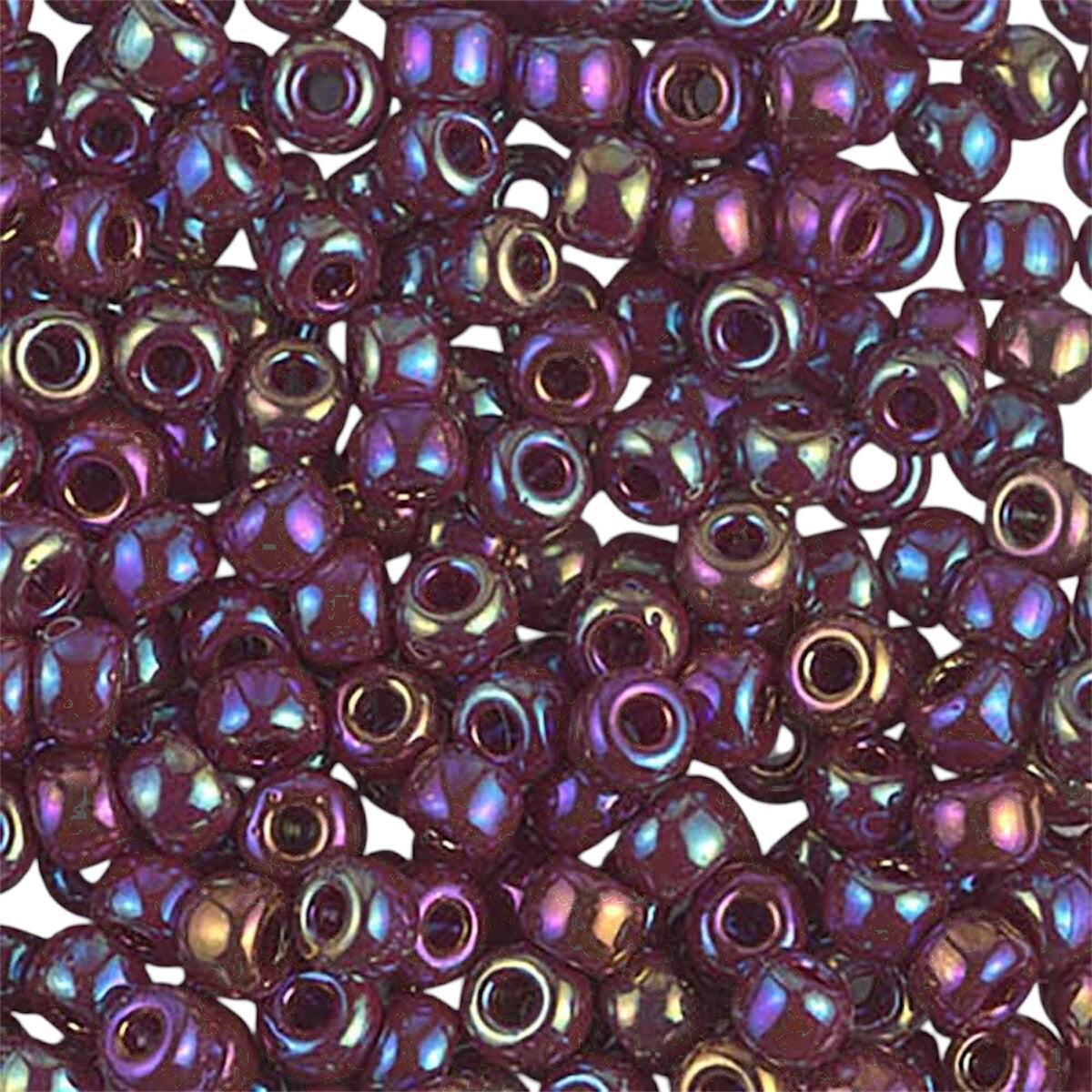 Miyuki rocailles 6-409R chocolate AB 6/0 (4mm) - 5 gram-Kralen-Kraaltjes van Renate