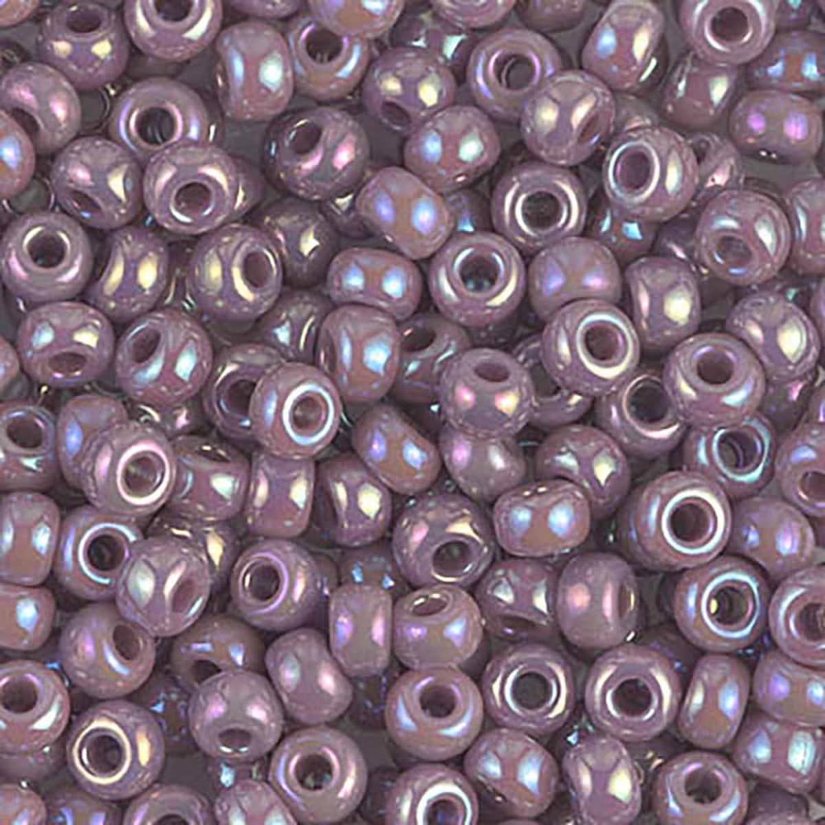Miyuki rocailles 6-410R Opaque AB mauve 6/0 (4mm) - 5 gram-Kralen-Kraaltjes van Renate