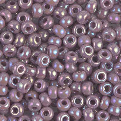 Miyuki rocailles 6/0 (4mm) Opaque purple rainbow 6-410R-Kralen-Kraaltjes van Renate
