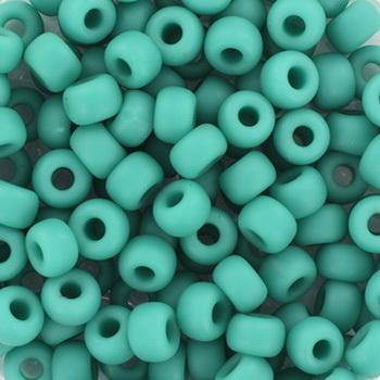 Miyuki rocailles 6/0 (4mm) Opaque matte turquoise green - 5 gram-Kralen-Kraaltjes van Renate