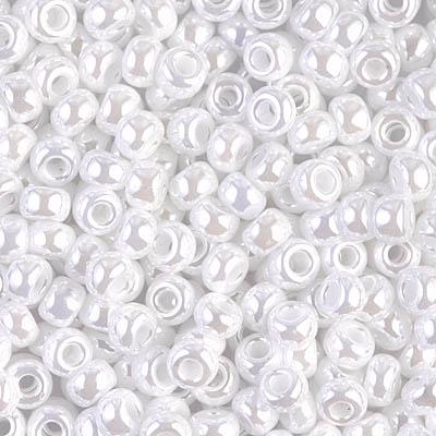 Miyuki rocailles 6/0 (4mm) White pearl ceylon 6-420-Kraaltjes van Renate