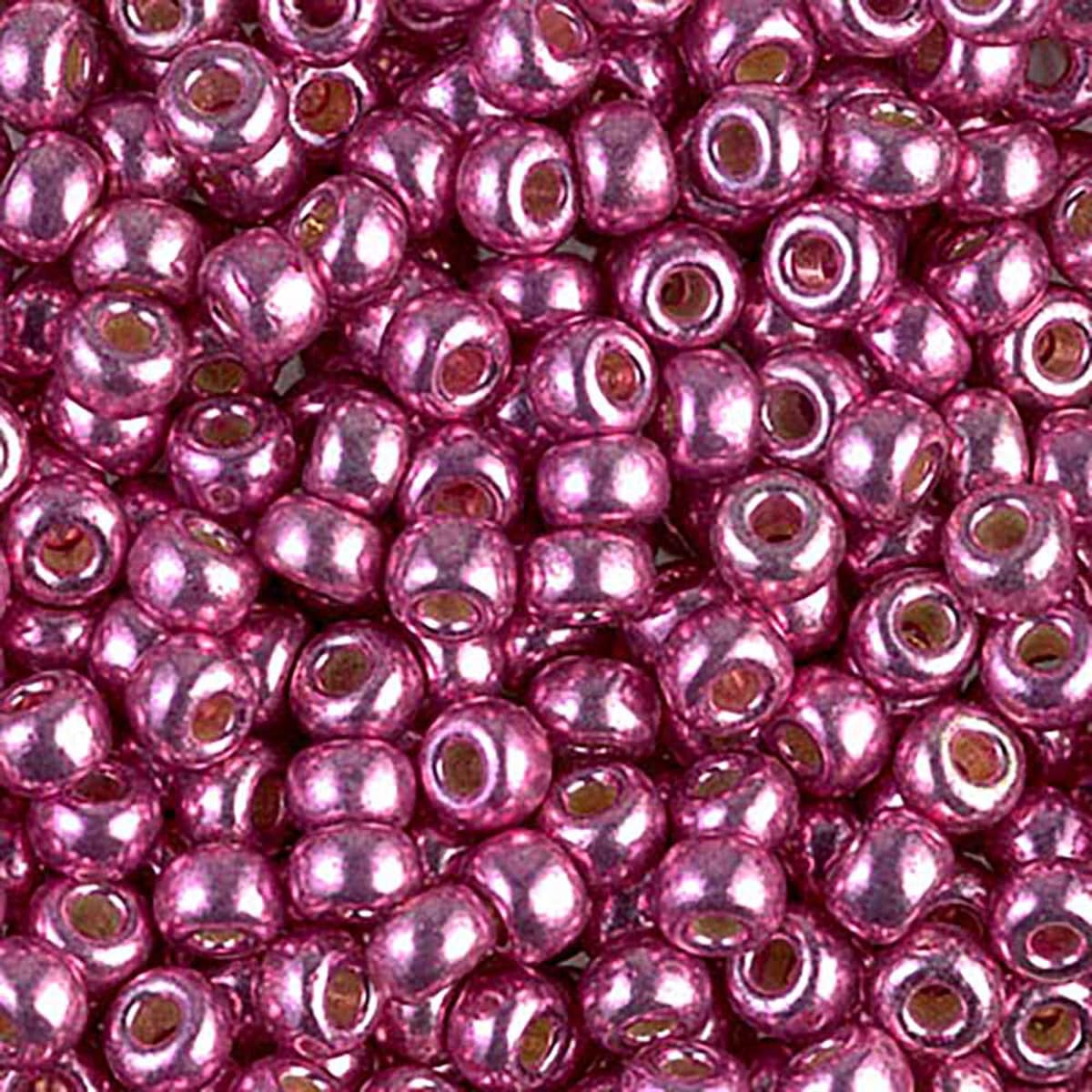 Miyuki rocailles 6-4210 duracoat galvanized hot pink 6/0 (4mm) - 5 gram-Kralen-Kraaltjes van Renate