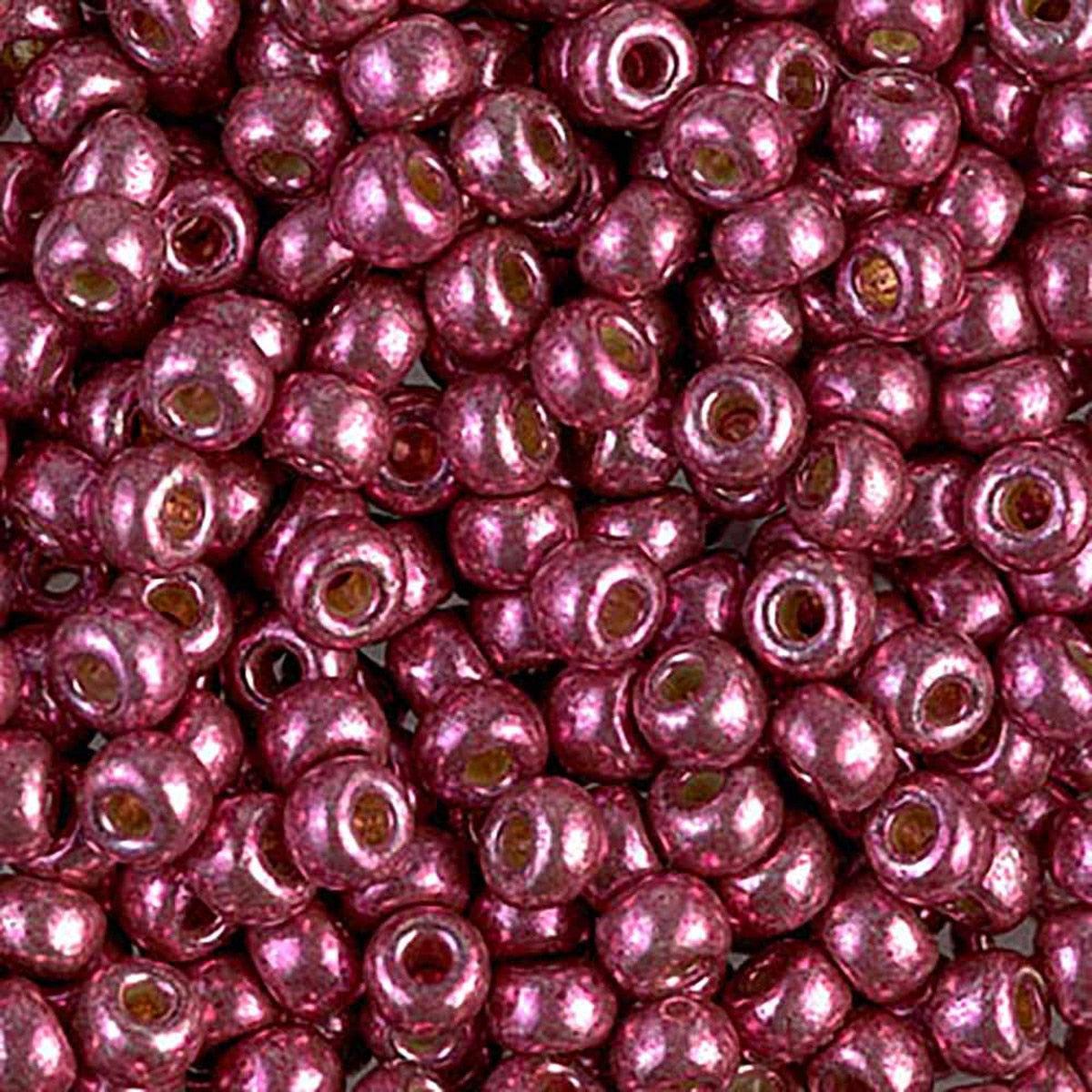 Miyuki rocailles 6-4219 duracoat galvanized magenta 6/0 (4mm) - 5 gram-Kralen-Kraaltjes van Renate