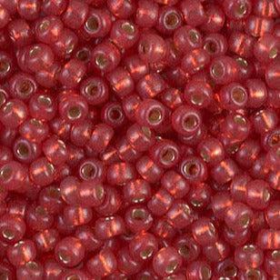 Miyuki rocailles 6/0 (4mm) Duracoat silverlined dyed watermelon 6-4234-Kralen-Kraaltjes van Renate