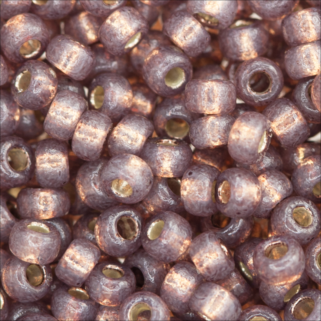 Miyuki rocailles 6/0 (4mm) Duracoat silverlined dyed rose bronze 6-4249-Kralen-Kraaltjes van Renate