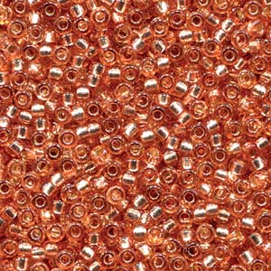 Miyuki rocailles 6/0 (4mm) Duracoat silverlined dyed rose 6-4262-Kralen-Kraaltjes van Renate
