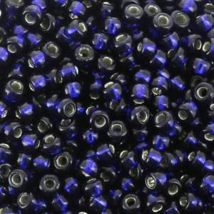 Miyuki rocailles 6/0 (4mm) Silver lined dark navy blue 6-4281-Kraaltjes van Renate