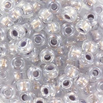 Miyuki rocailles 6/0 (4mm) Pearlized effect silver - 5 gram-Kraaltjes van Renate
