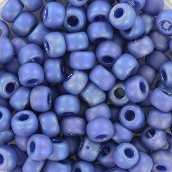Miyuki rocailles 6-4704 Opaque glazed frosted rainbow soft blue 6/0 (4mm) - 5 gram-Kralen-Kraaltjes van Renate
