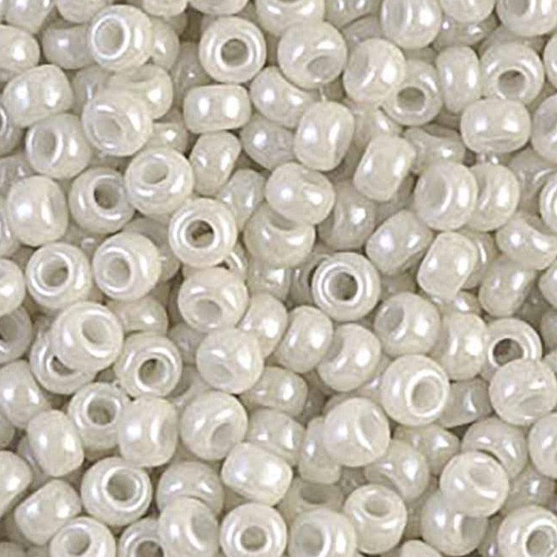 Miyuki rocailles 6-600 limestone luster 6/0 (4mm) - 5 gram-Kralen-Kraaltjes van Renate