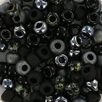 Miyuki rocailles 6-mix93 Mysterious darkness 6/0 (4mm) - 5 gram-Kralen-Kraaltjes van Renate