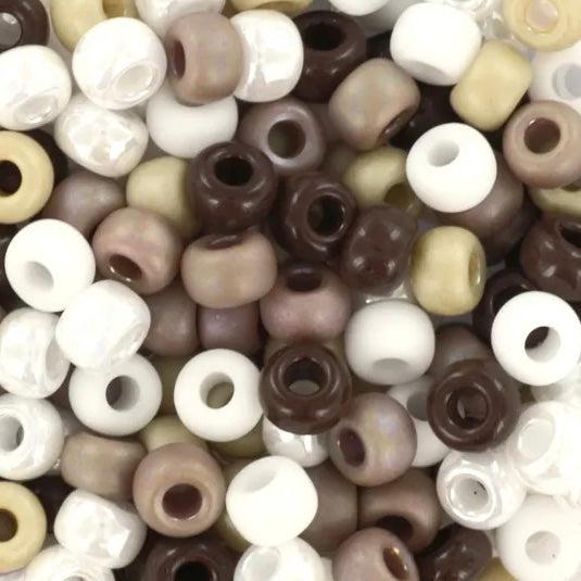 Miyuki rocailles mix 6-MIX95 chocolate sprinkles 6/0 - 5 gram-Kralen-Kraaltjes van Renate