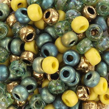 Miyuki rocailles 6-mix97 botanical mix 6/0 (4,3mm) - 5 gram-Kralen-Kraaltjes van Renate