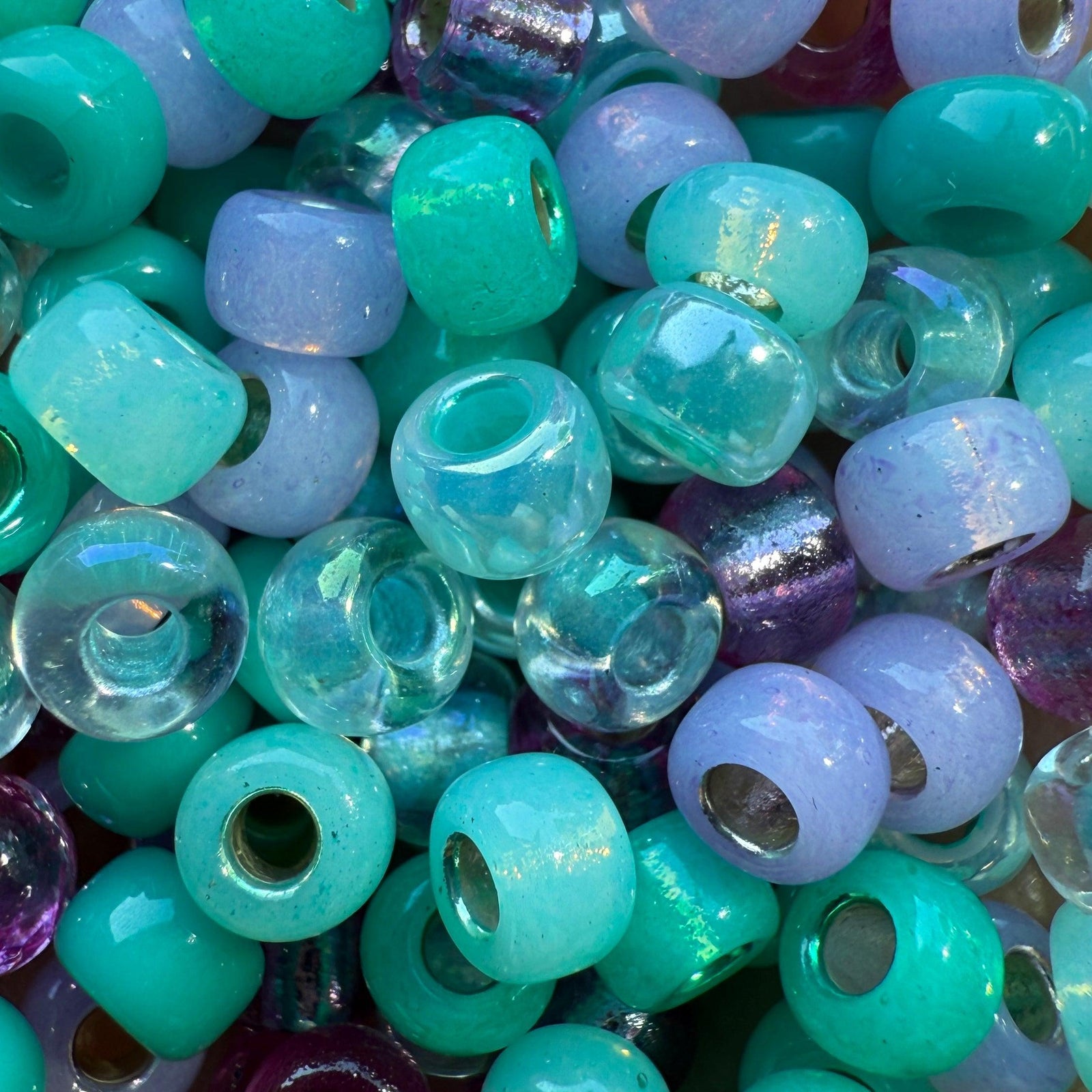 Miyuki rocailles 6/0 Mix turquoise party - 5 gram-Kralen-Kraaltjes van Renate