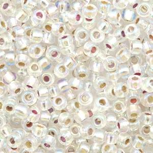 Miyuki rocailles 8/0 Silverlined AB crystal - 5 gram-Kraaltjes van Renate