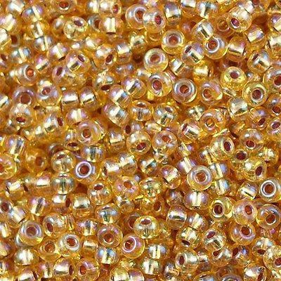 Miyuki rocailles 8/0 (3mm) Silverlined gold AB 8-1003-Kralen-Kraaltjes van Renate