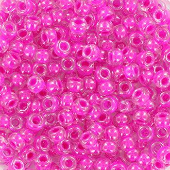 Miyuki rocailles 8/0 Fuchsia lined crystal - 5 gram-Kralen-Kraaltjes van Renate