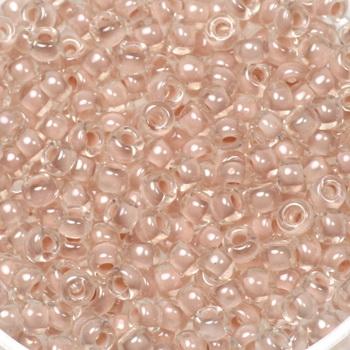 Miyuki rocailles 8/0 Blush lined crystal - 5 gram-Kraaltjes van Renate