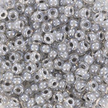 Miyuki rocailles 8-240 fancy lined pewter 8/0 (3mm) - 5 gram-Kralen-Kraaltjes van Renate
