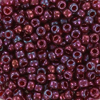 Miyuki rocailles 8-313 gold luster cranberry 8/0 (3mm) - 5 gram-Kralen-Kraaltjes van Renate