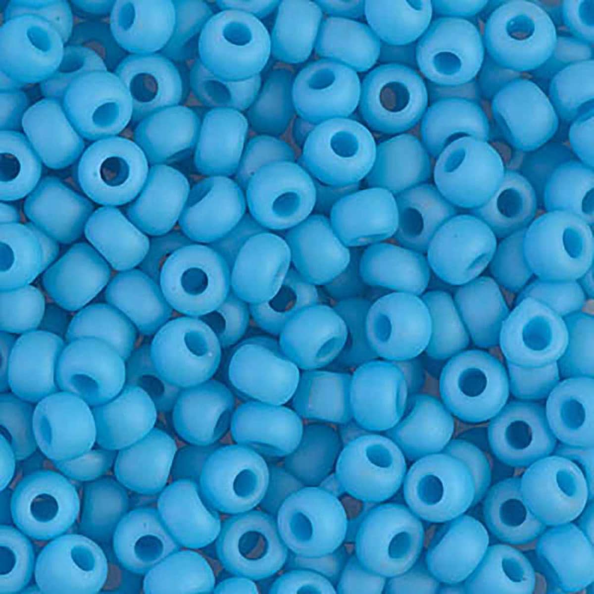 Miyuki rocailles 8-413F matt opaque blue 8/0 (3mm) - 5 gram-Kralen-Kraaltjes van Renate