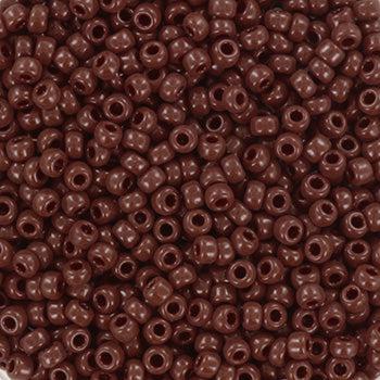 Miyuki rocailles 11-419 opaque red brown 11/0 (2mm) - 5 gram-Kralen-Kraaltjes van Renate